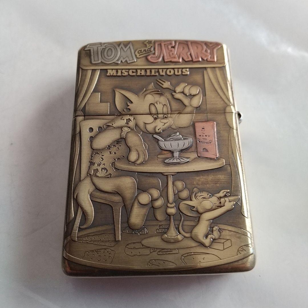 ZIPPO ライター トム・アンド・ジェリー アーマー 浮き彫り 送料無料