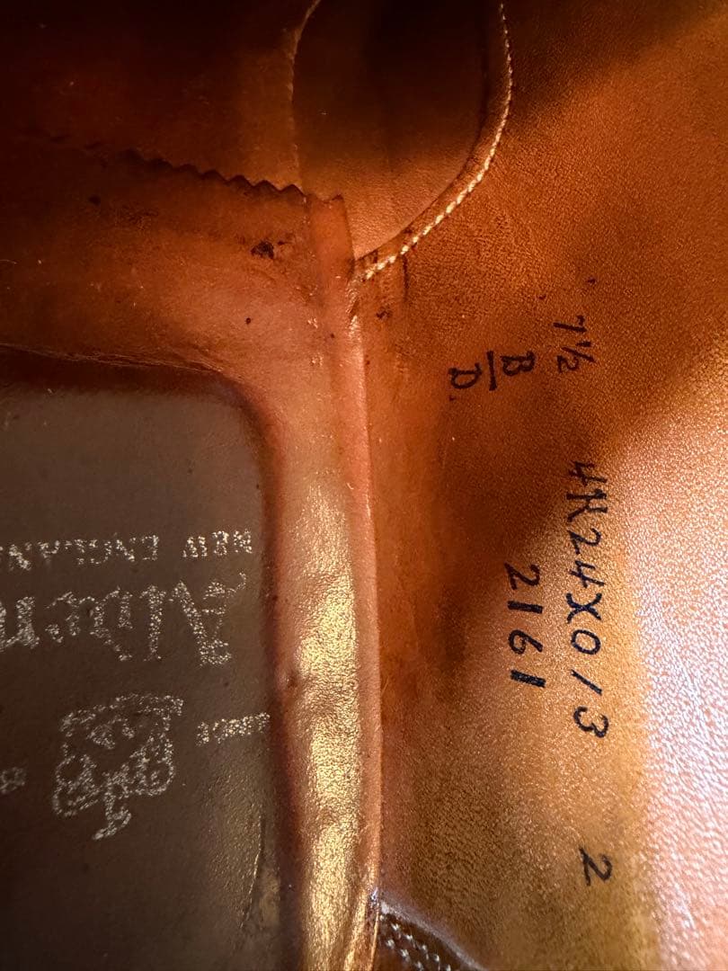 本日破格　ALDEN 2161 サイズ7.5 木製シューツリー付き