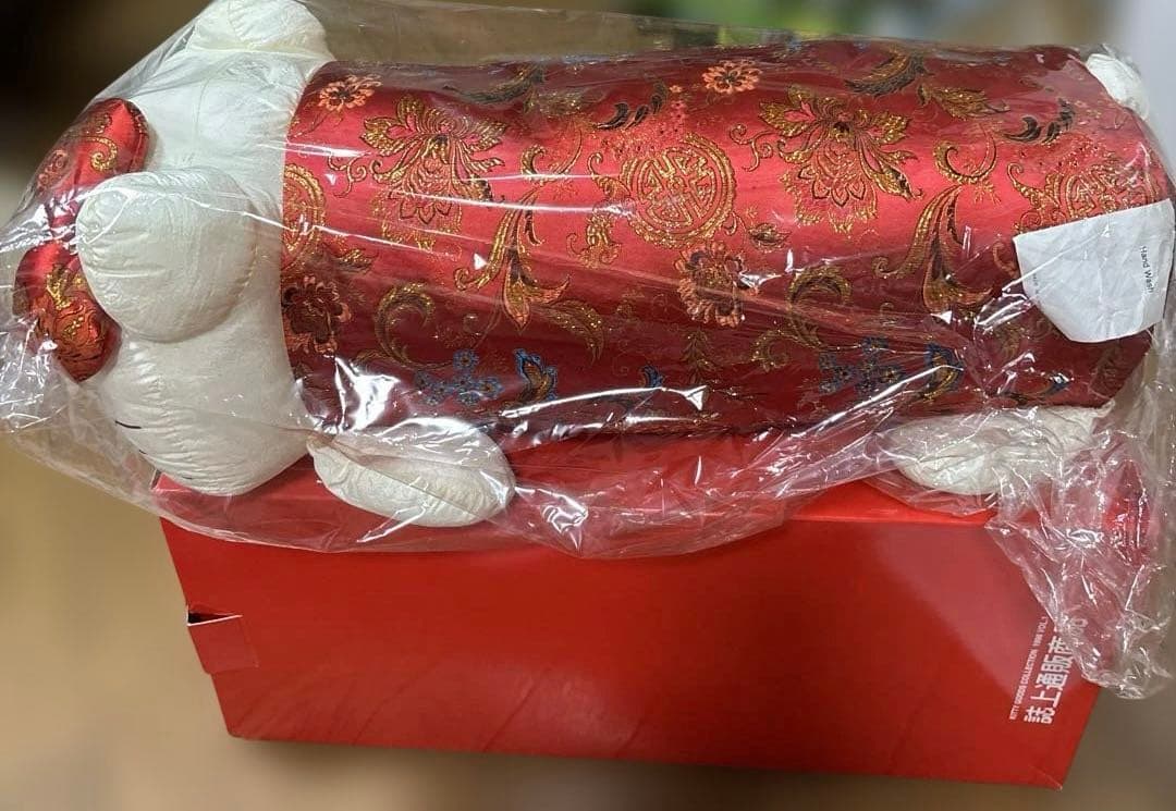 希少　キティ　1998年　クッション　限定誌上通販限定　チャイナドレス　箱タグ有