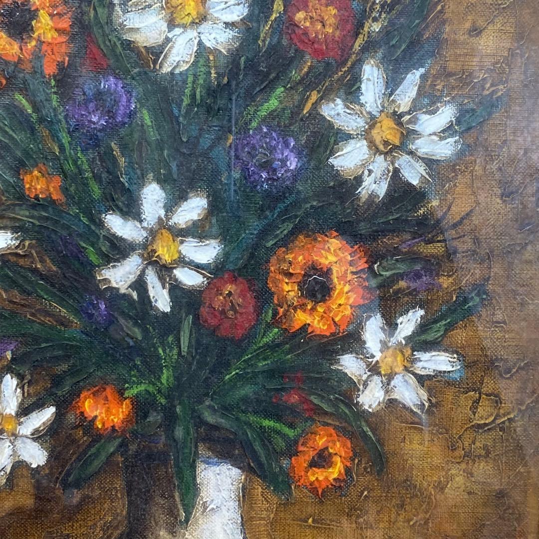 オールフランス画壇新人展　バクリオーヌ作　静物　額は米澤玩具株式会社からのもの