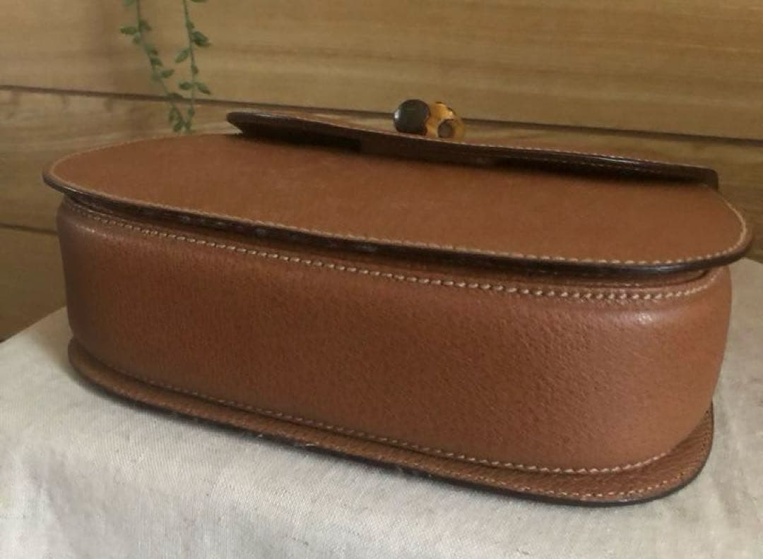 グッチ GUCCI バンブー 2WAYショルダーバッグ スモール レザー