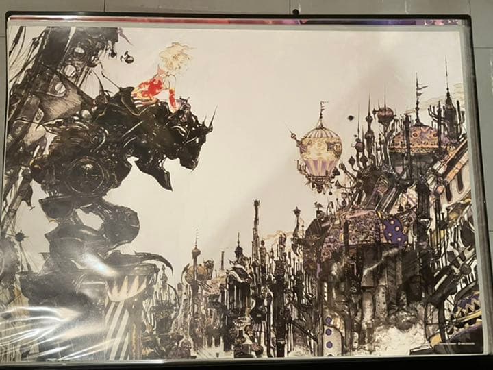 ファイナルファンタジー6 ポスター 当時物 B2サイズ 天野喜孝 mtg