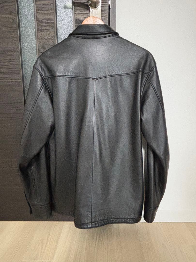 Schott ブラック レザー ジャケット L L Schott ライダース シングル