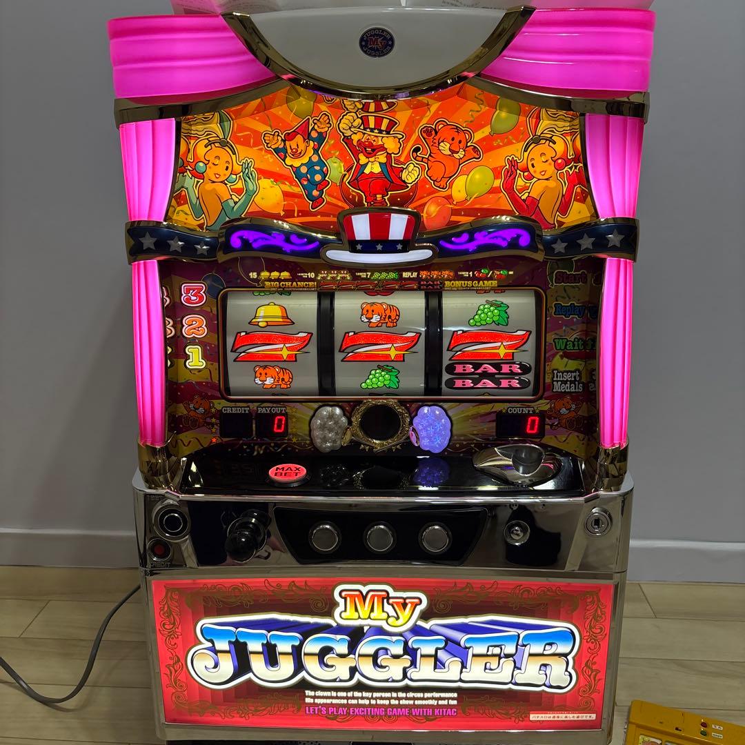 パチスロ実機 マイジャグラー4 KE 美品 パチスロ実機 マイジャグラー4
