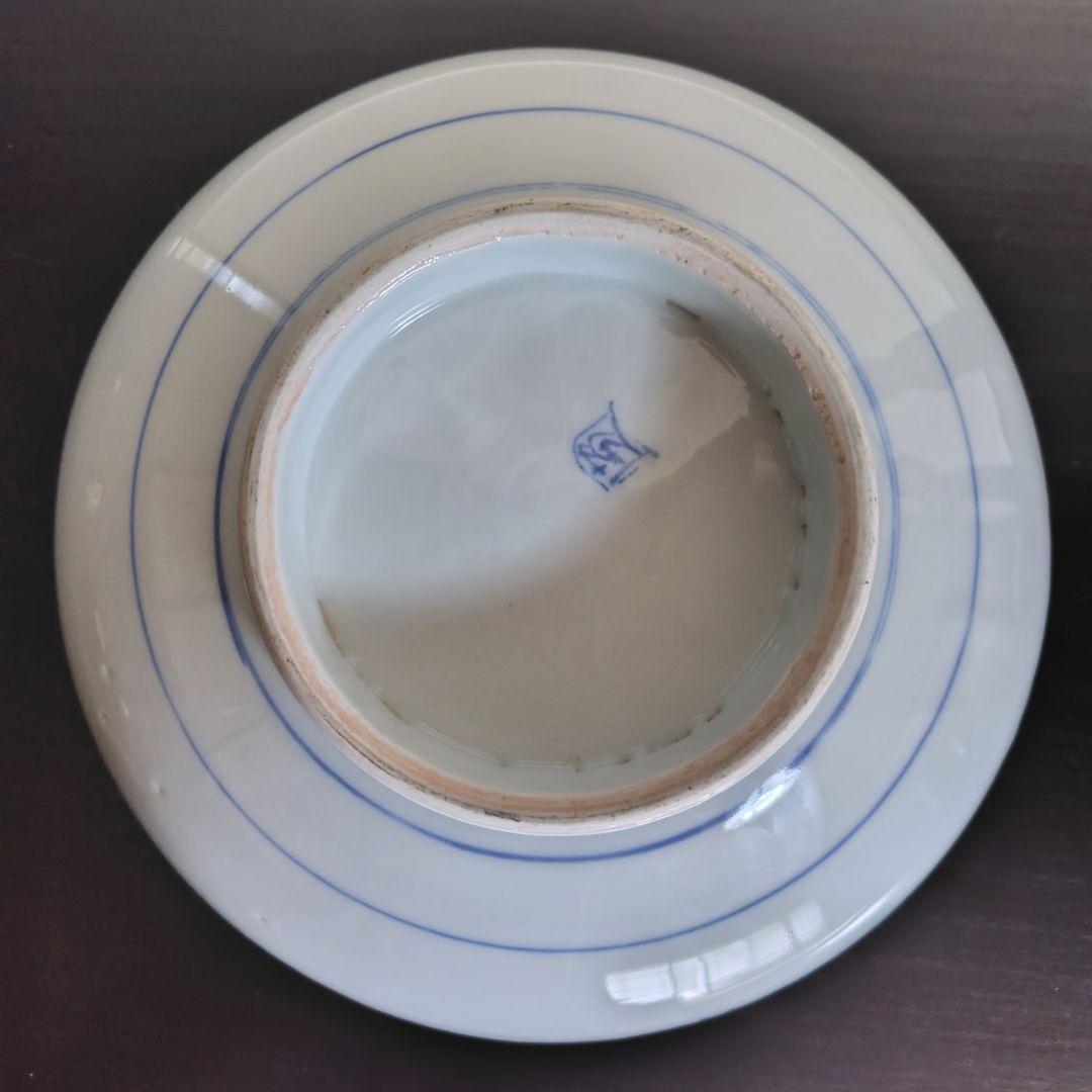 古伊万里 染付 手描き 山水 鉢 大中小3つ アンティーク レトロ 冬 春