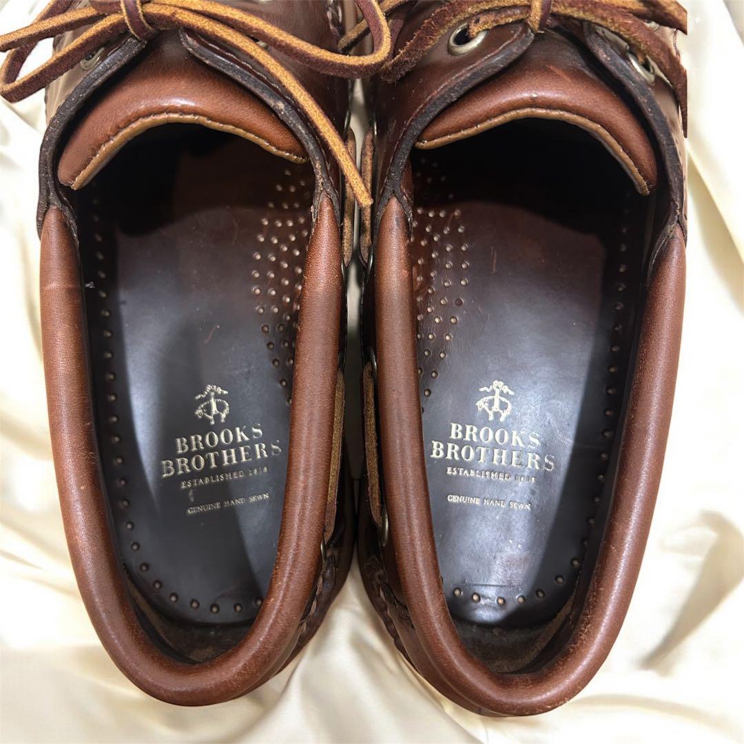 【希少】エルサルバドル製　BROOKS BROTHER デッキシューズ