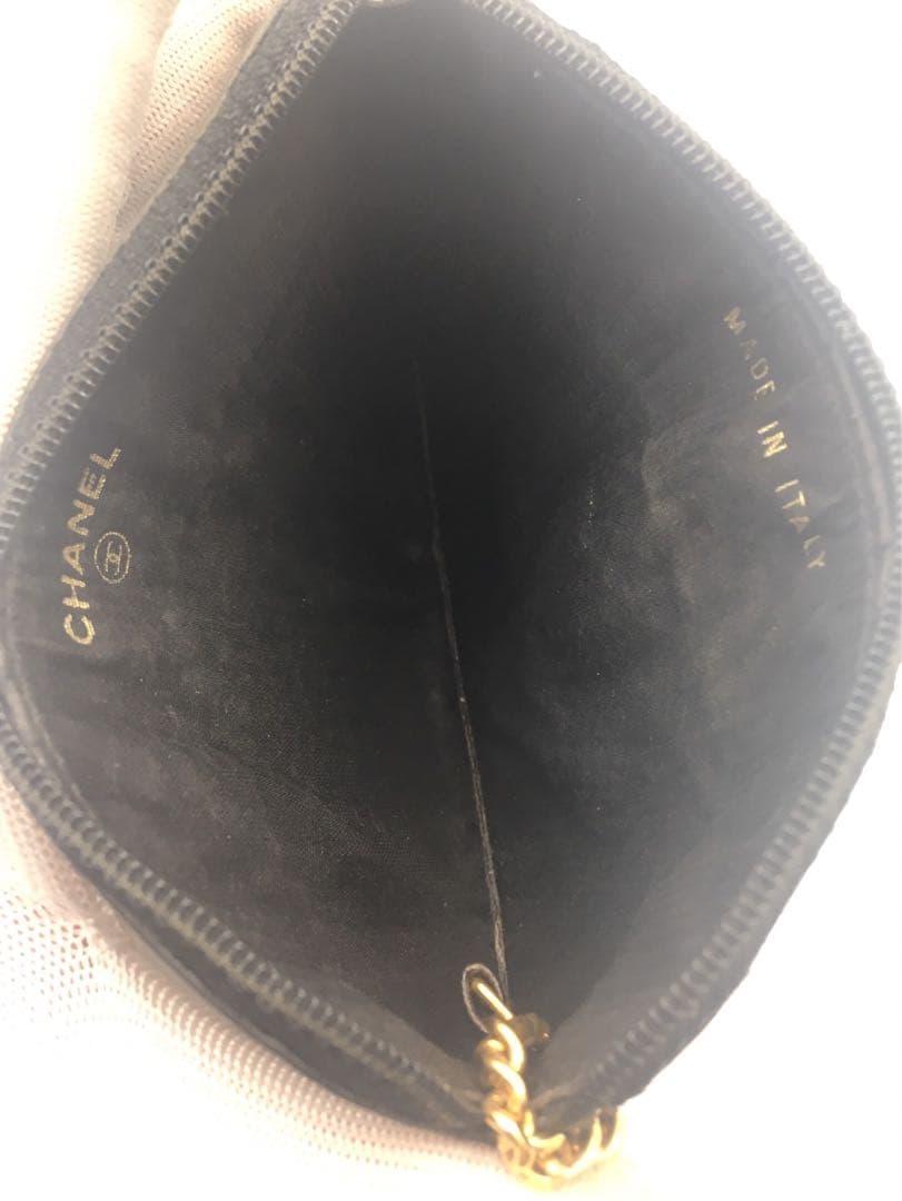 シャネル　CHANEL キャビアスキン　ケース