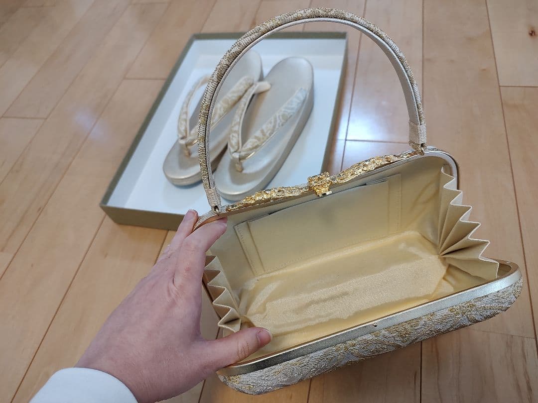 礼装　和装バッグ草履セット　結婚式　入学式　成人式