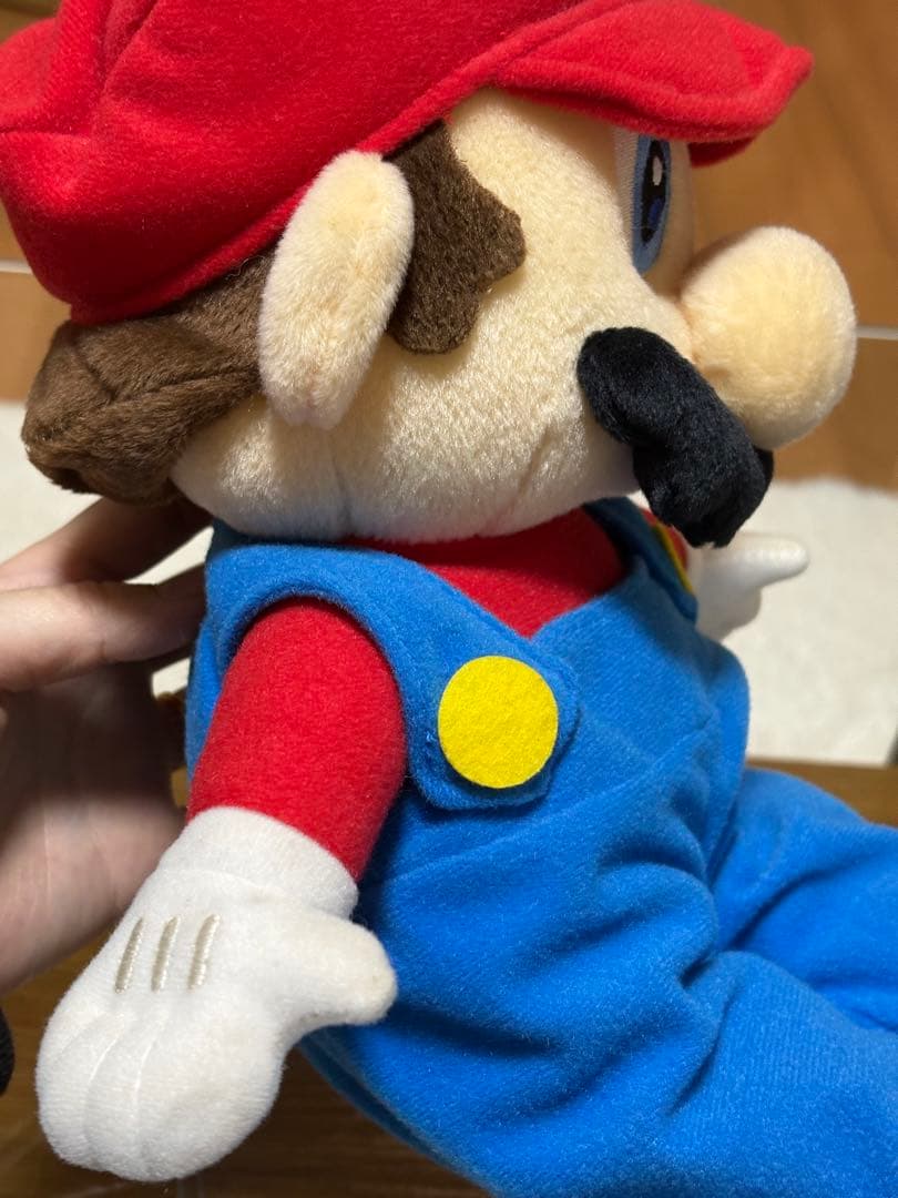【美品】マリオパーティ5 マリオ ぬいぐるみ 三英貿易