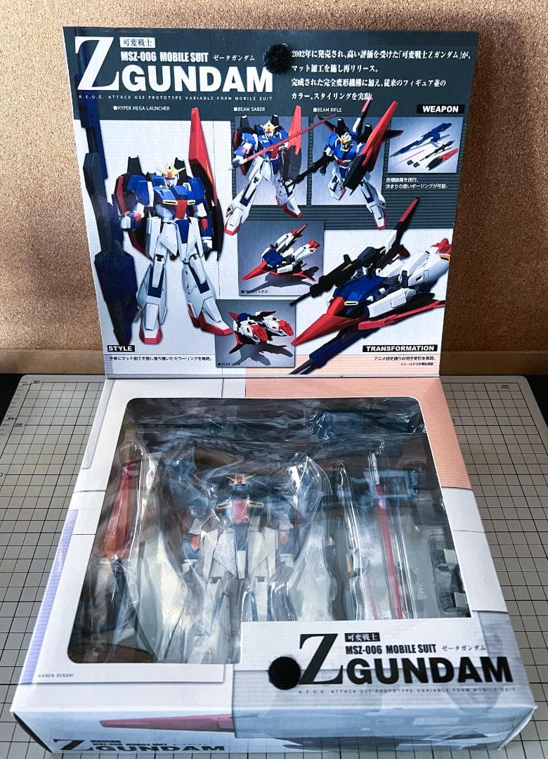 【中古・本体美品】バンダイ 超合金 MSZ-006 可変戦士Zガンダム 完全変形