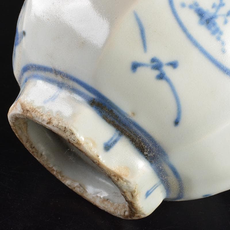 山の暮らし様専用 朝鮮美術 李朝 高麗白磁 染付 花文八角