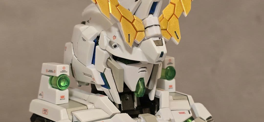 完成品】ユニコーンガンダム メカニカルバスト LED打ち替え