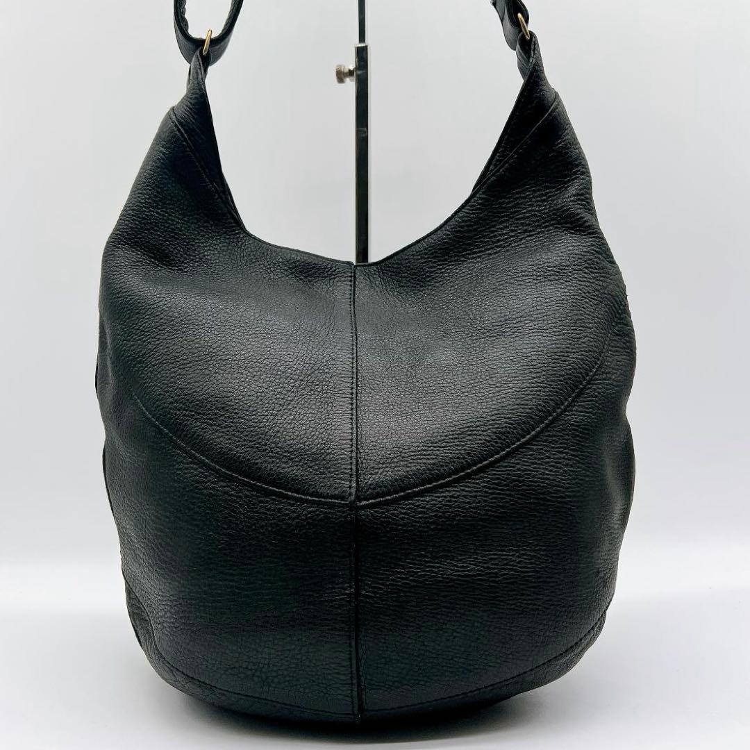 B.Stuff モニカ ワンショルダーバッグ オールレザー ブラック f177