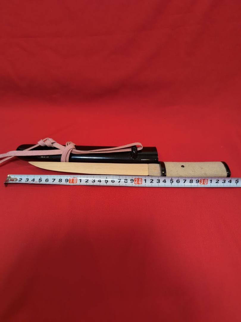 合口拵 短刀 下緒 鮫革 日本刀 刀装具 骨董 古美術 時代物 江戸時代