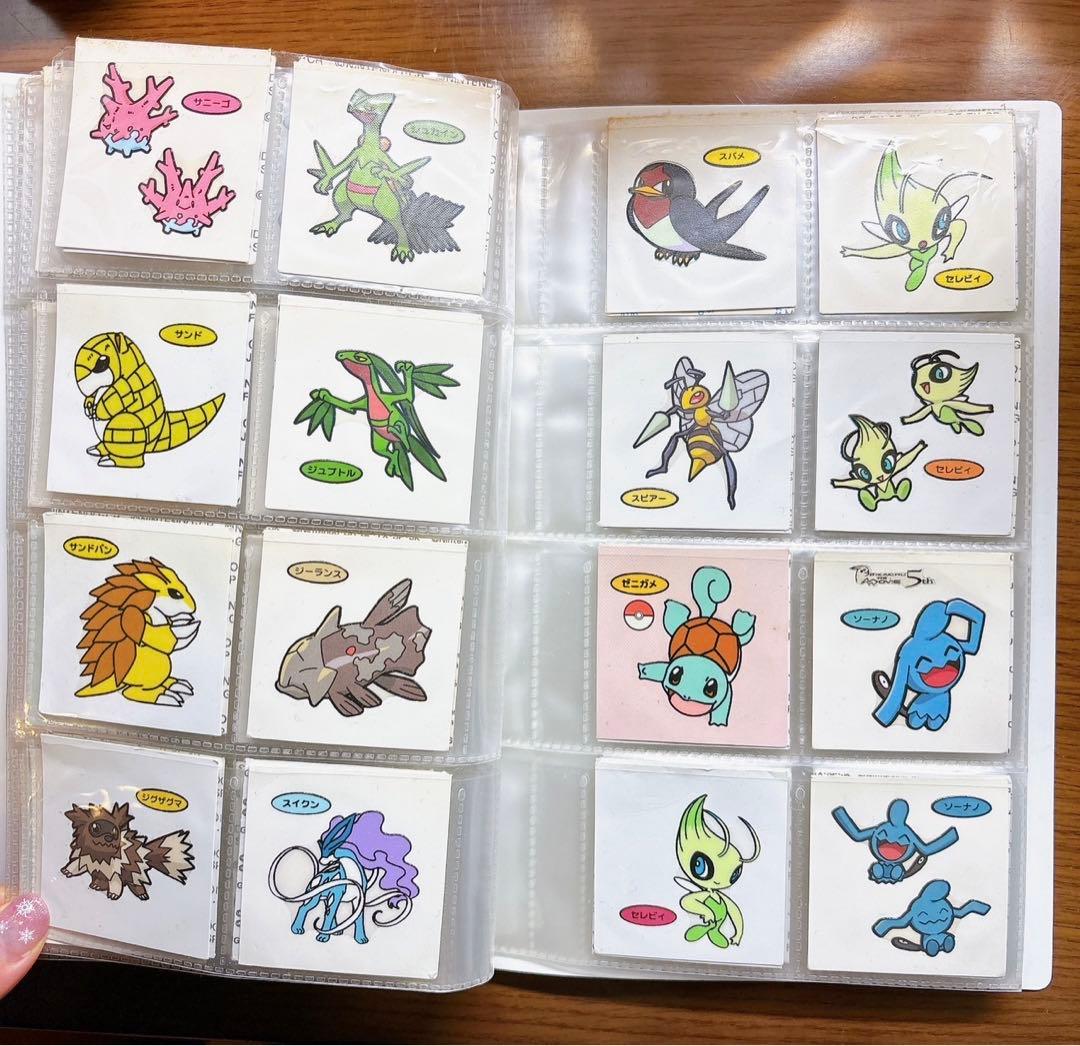 ポケモンシール　ファイル付き　ポケモンパンシール　シール　ステッカー　ポケモン