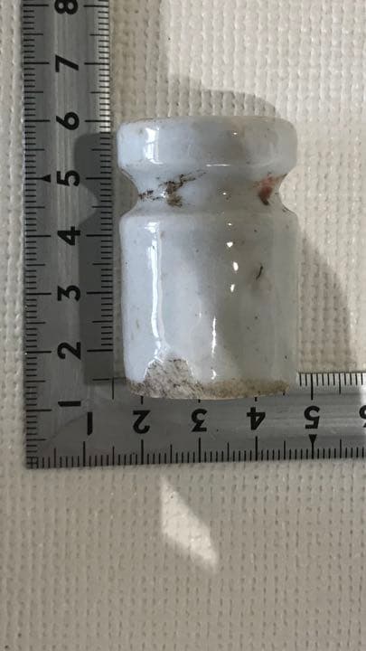 レトロ アンティーク陶器碍子 小10個