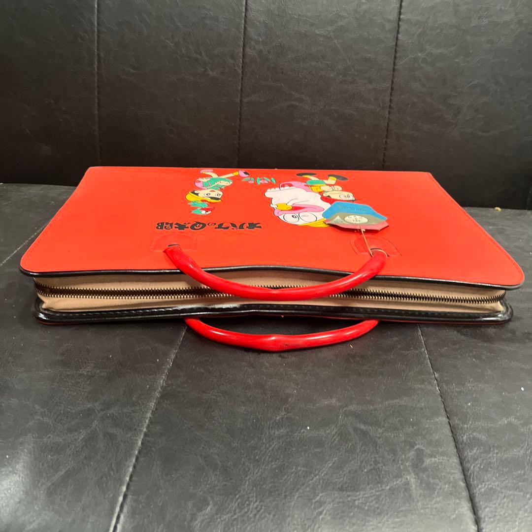 昭和レトロ　デッドストック　オバQ キャラクター バッグ