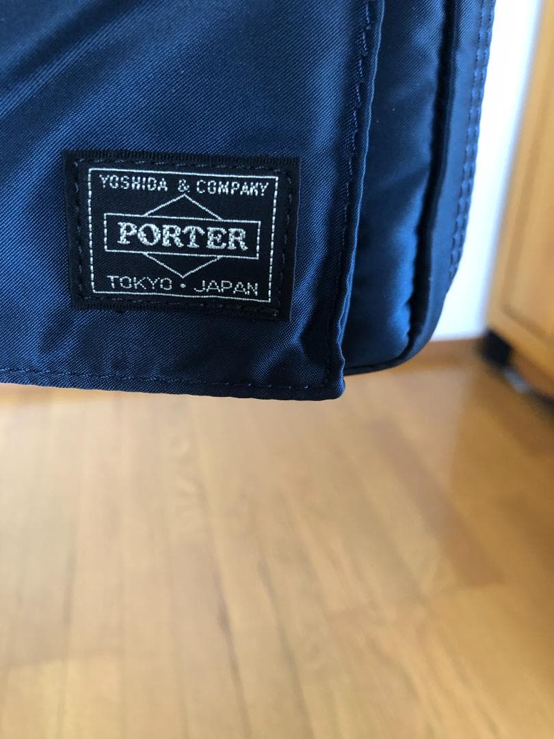 激美品　ポーター　PX　タンカー　ブリーフケース　アイアンブルー　ビジネス　PC