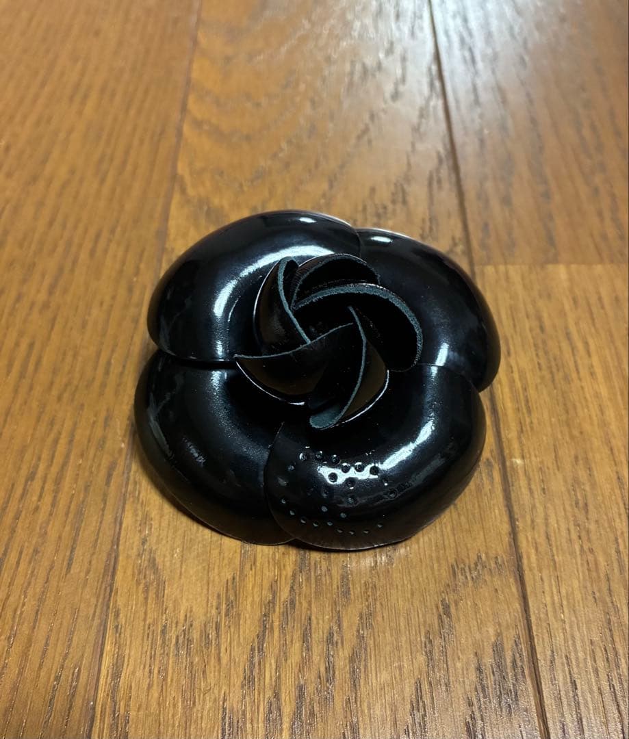 CHANEL シャネル カメリア ブローチ コサージュ ココマーク CHANEL（シャネル） キャンバス カメリア コサージュ ブローチ 【美品