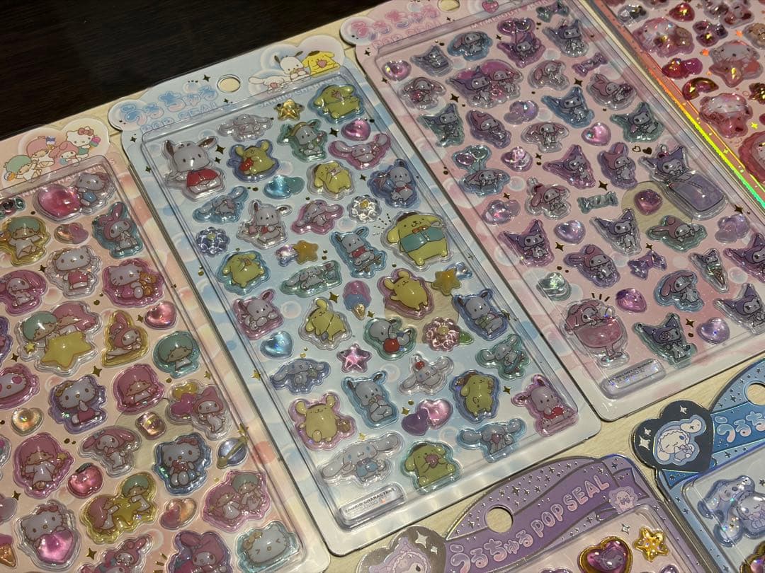 【正規品】うるちゅるポップシール　おまとめ売り　8枚セット