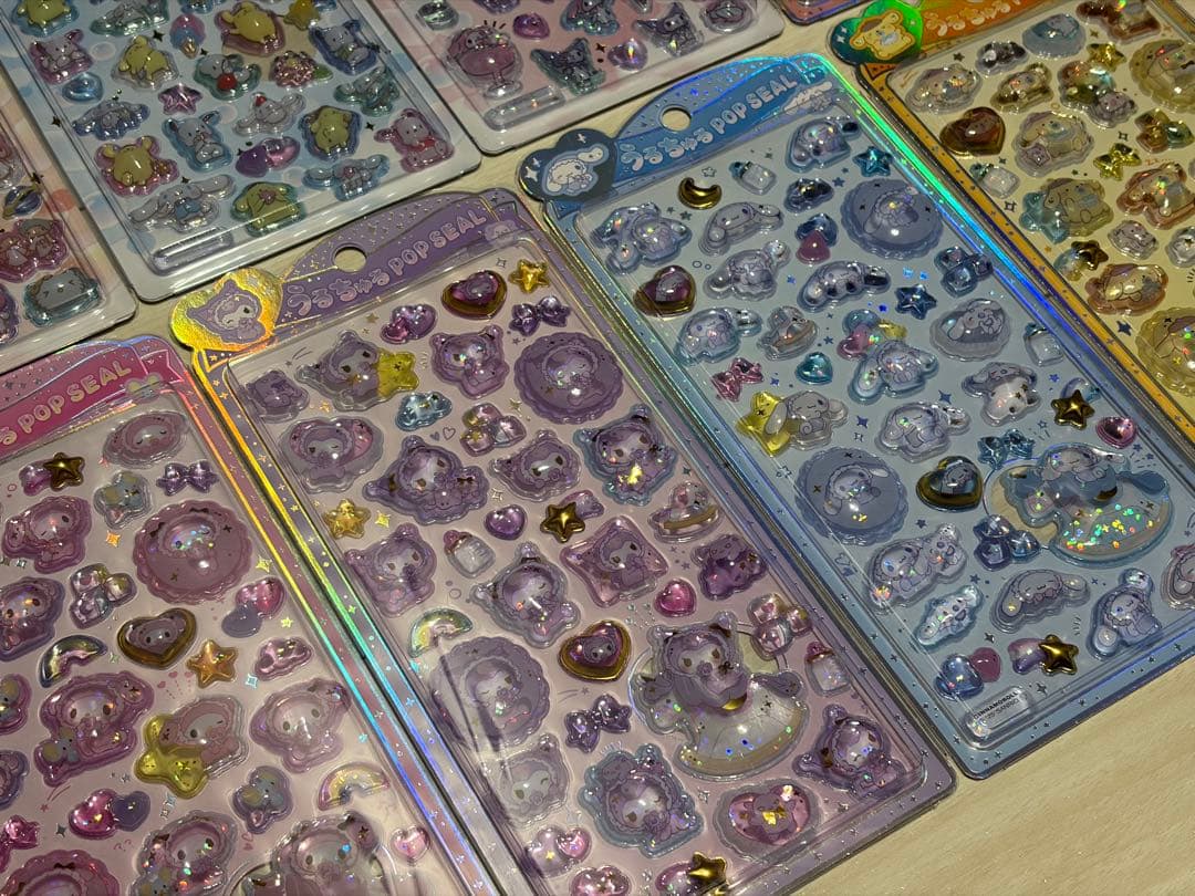 【正規品】うるちゅるポップシール　おまとめ売り　8枚セット