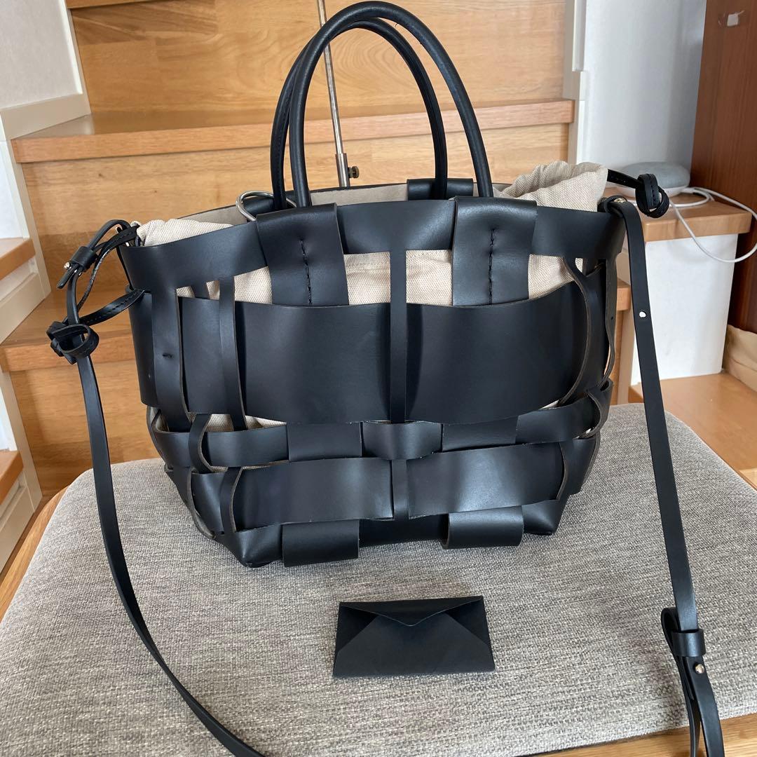 ZANCHETTIザンケッティ ミディショッパー ブラック　バッグ