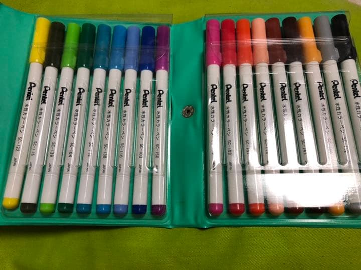 ペン回し】水性カラーペン 18色セット