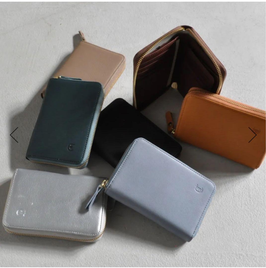 未使用 クレドラン2つ折り財布 ネイビーグリーン CLEDRAN（クレドラン