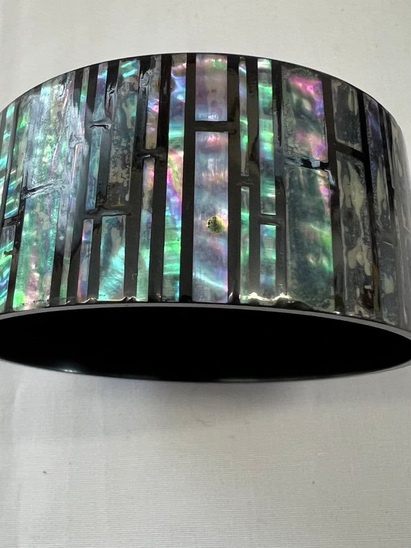 螺鈿細工菊中次(棗) 北島昭峰(昭夫) 茶道具 - メルカリ