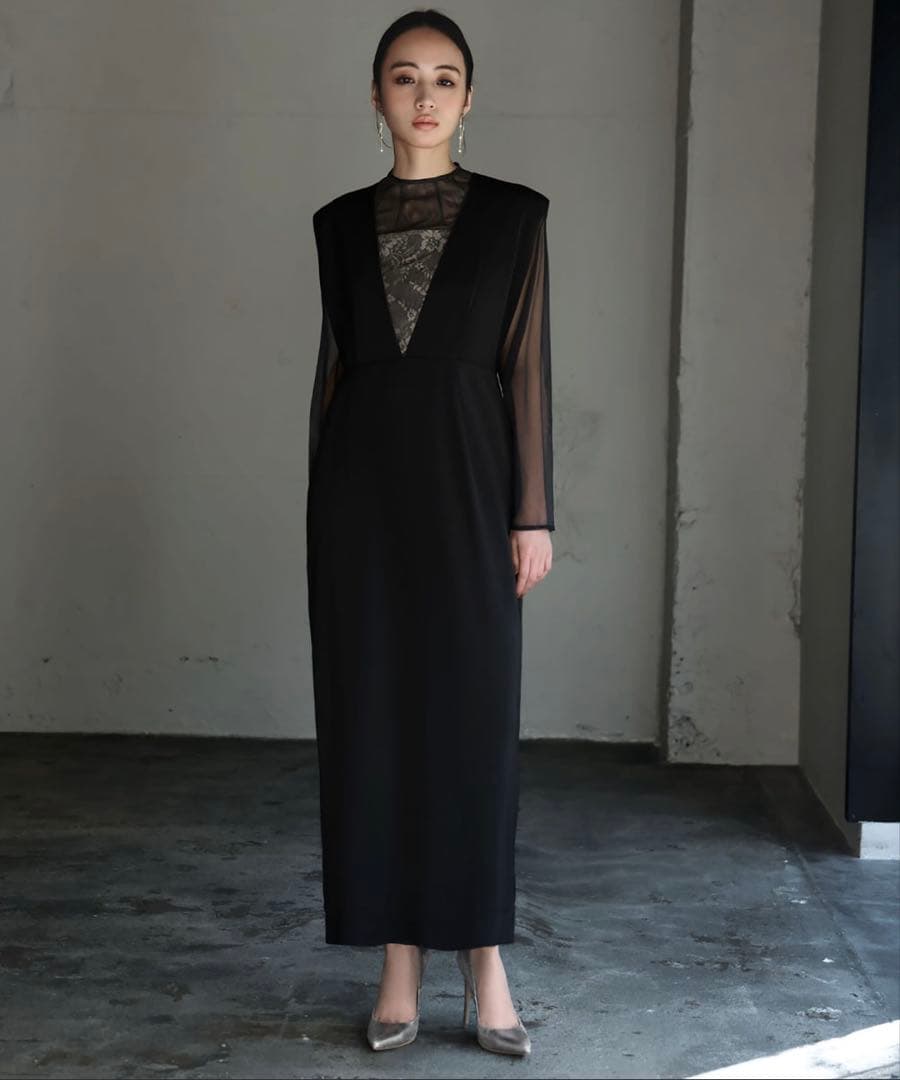 GIRL チュールトップス・ジャンパースカートレイヤード 低身長 オケージョン