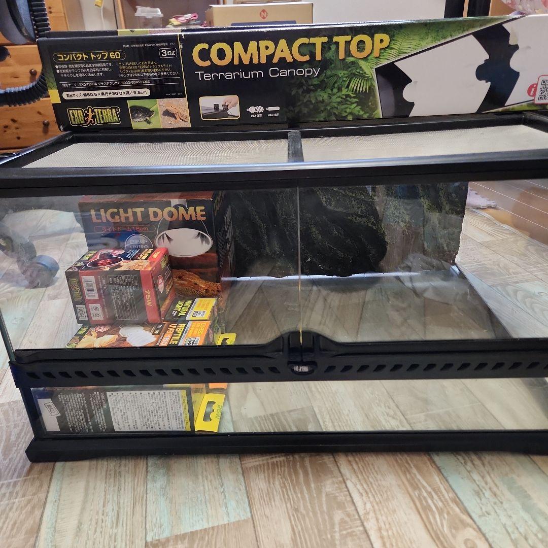 GLASS TERRARIUM ヒョウモントカゲモドキ・リクガメ用 爬虫類ゲージ