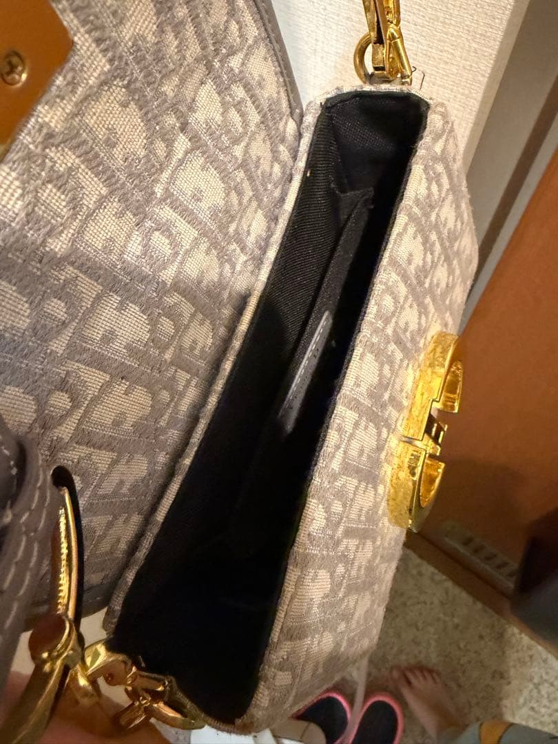 Christian Dior ショルダーバッグ グレー