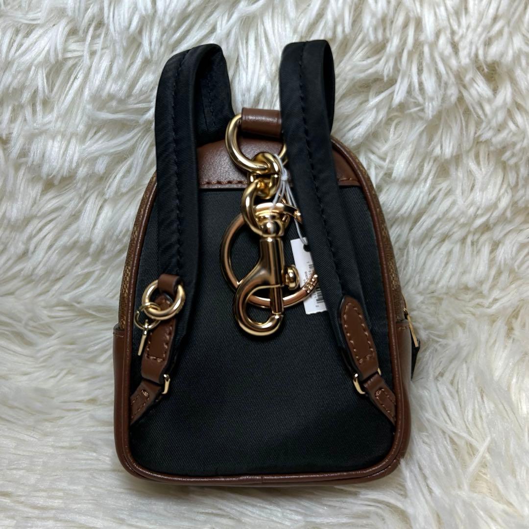 最終価格！希少COACH モノグラム ミニケース　キーリング　チャーム