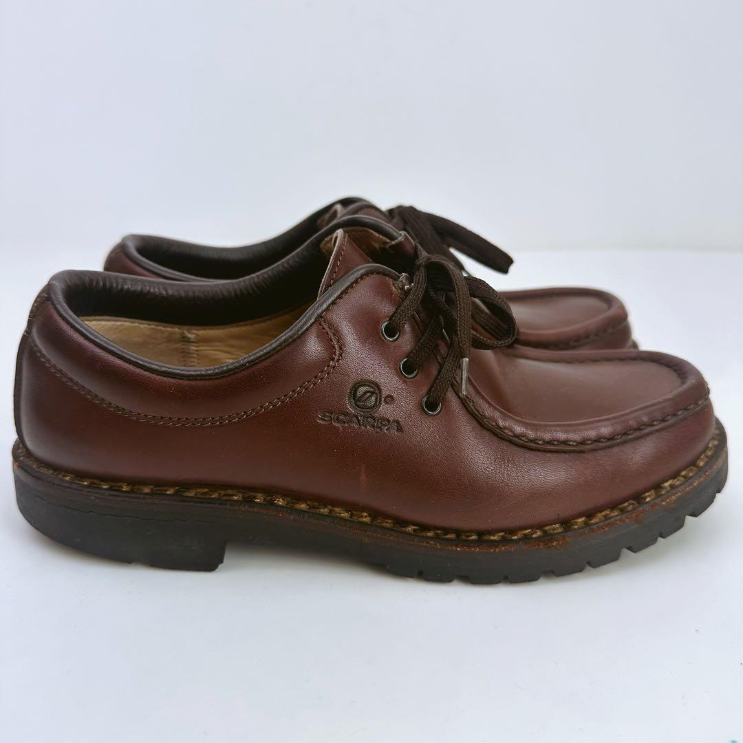 SCRPA チロリアンブーツ レザー イタリア製 25.0㎝〜25.5㎝