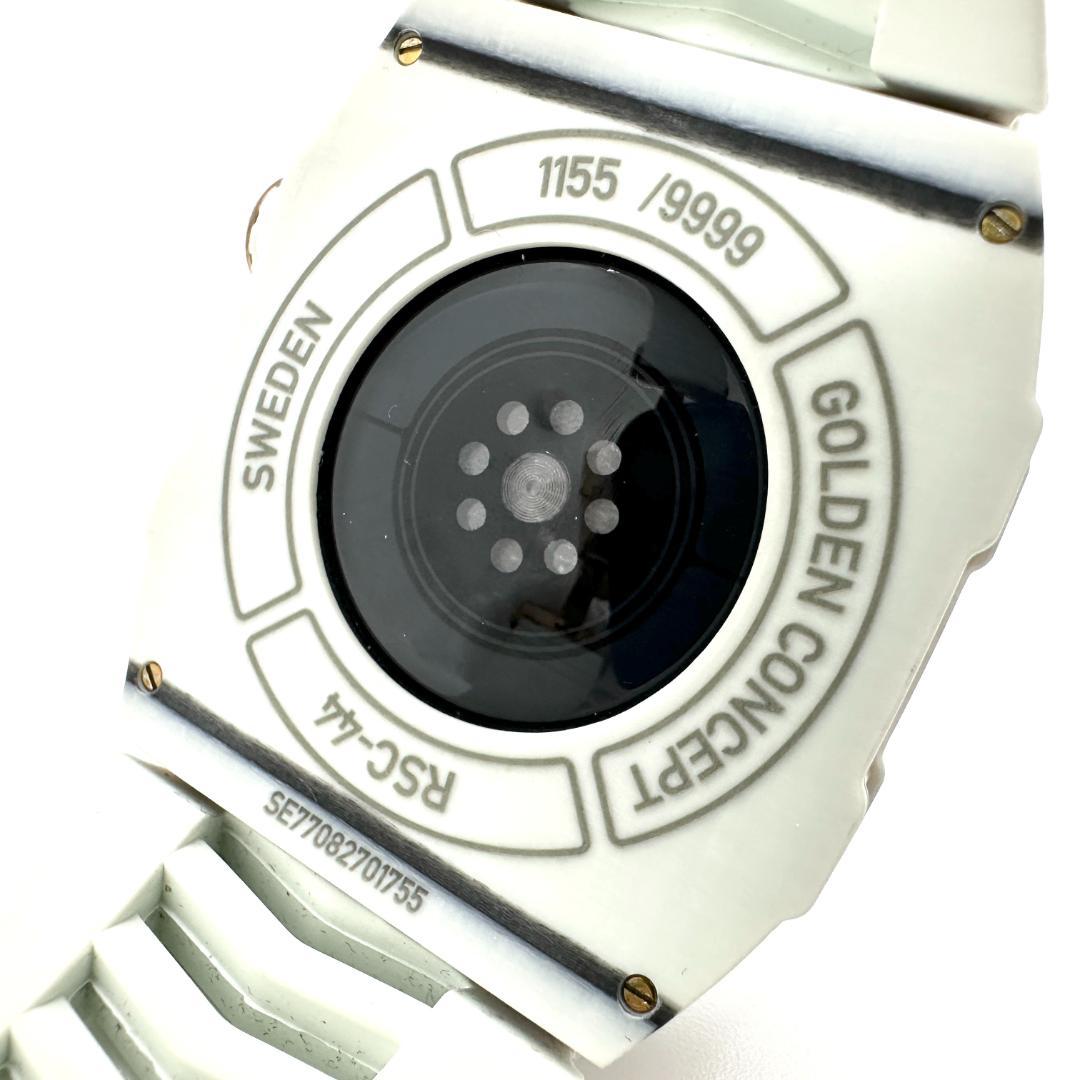M4018 ゴールデンコンセプト ウォッチケース SS×ラバー 替ベルトあり