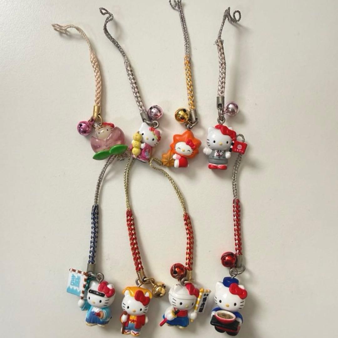 HELLO KITTY Key chain ご当地キティ キーホルダー ⭐️71個