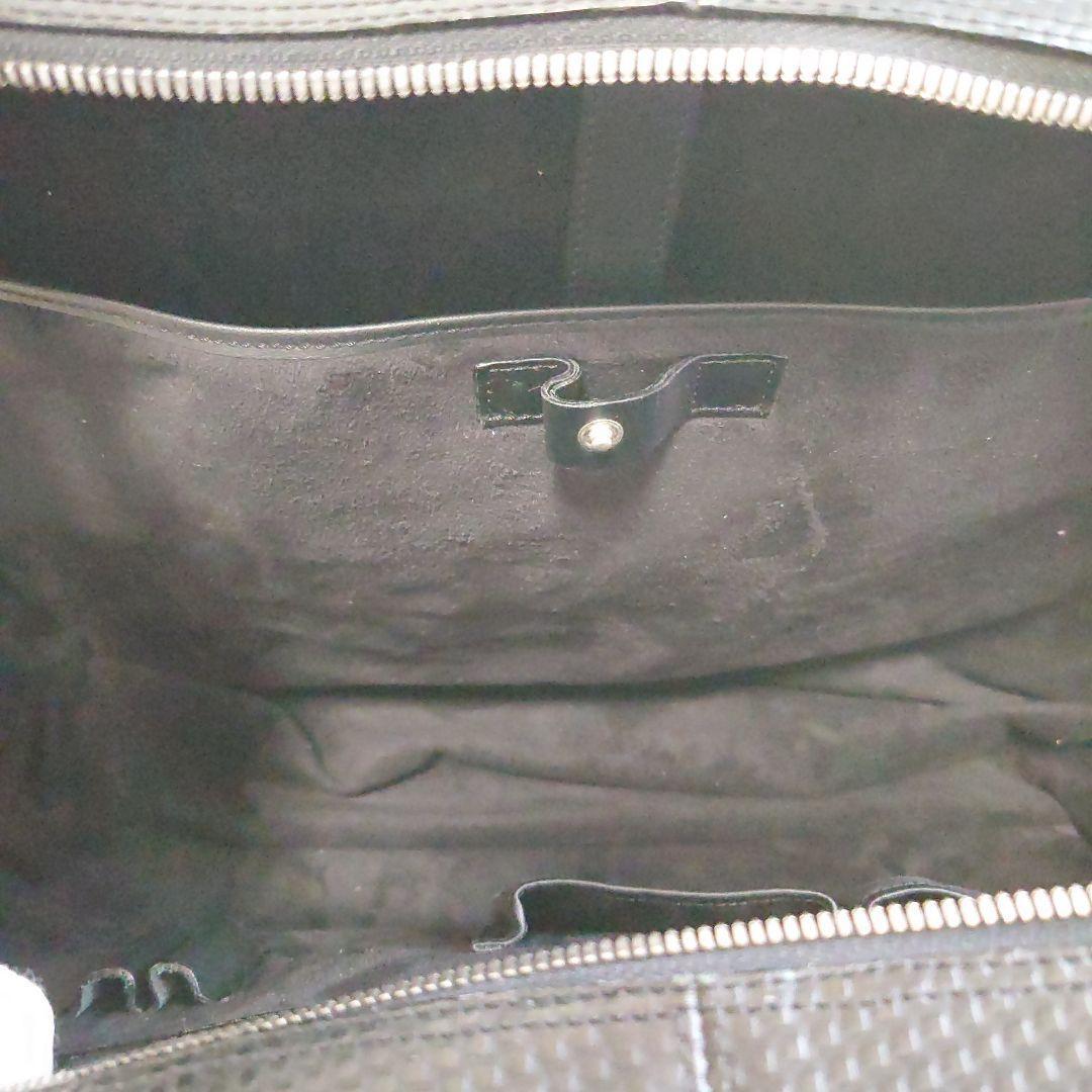 【希少】ダンヒルビ ジネスバッグ マイクロディーエイト レザー dロゴ ブラック