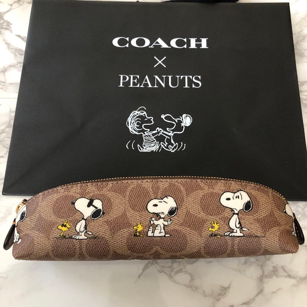 新品未使用 コーチ スヌーピー コラボ ペンケース - メルカリ