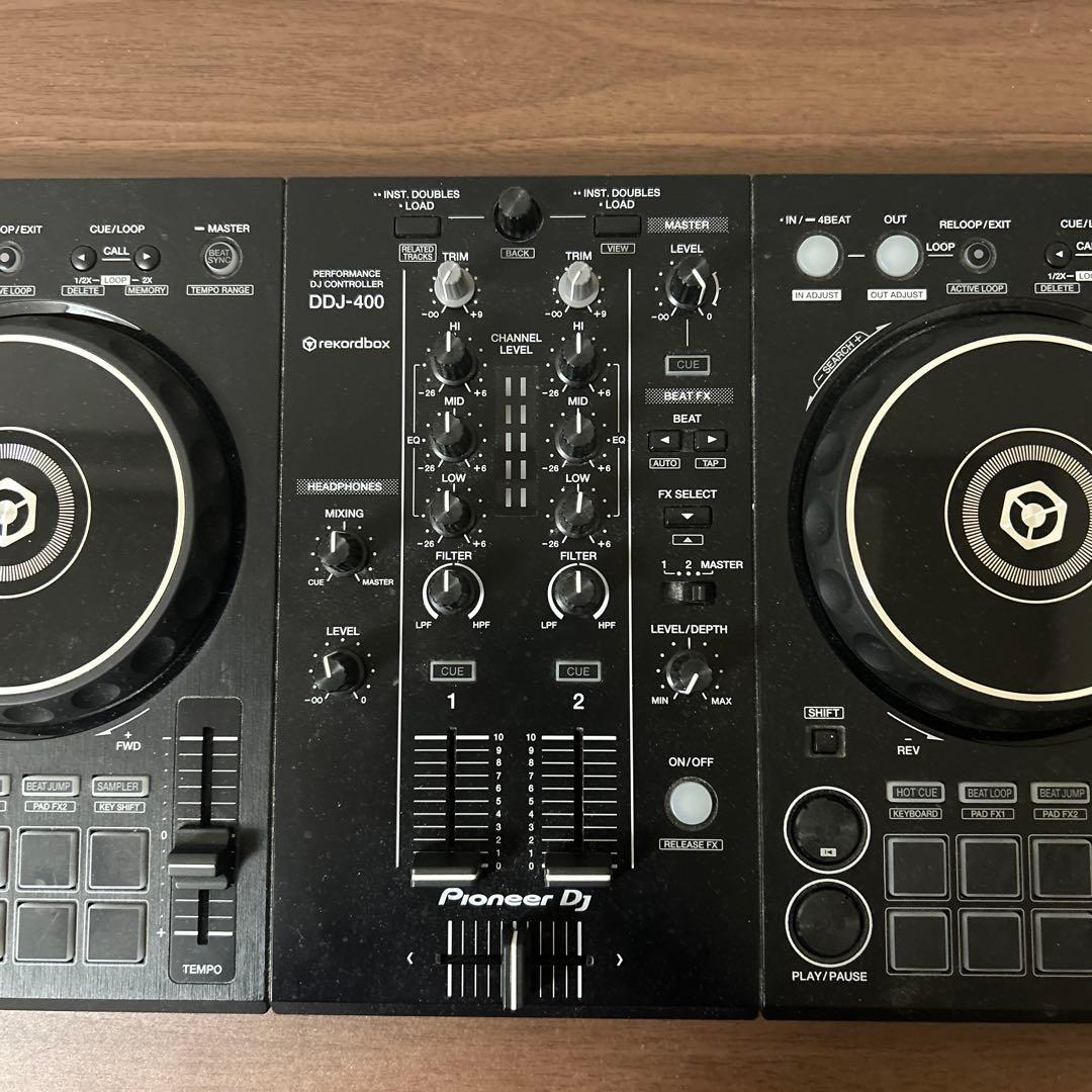 Pioneer DJ DDJ-400 ヘッドフォン付き