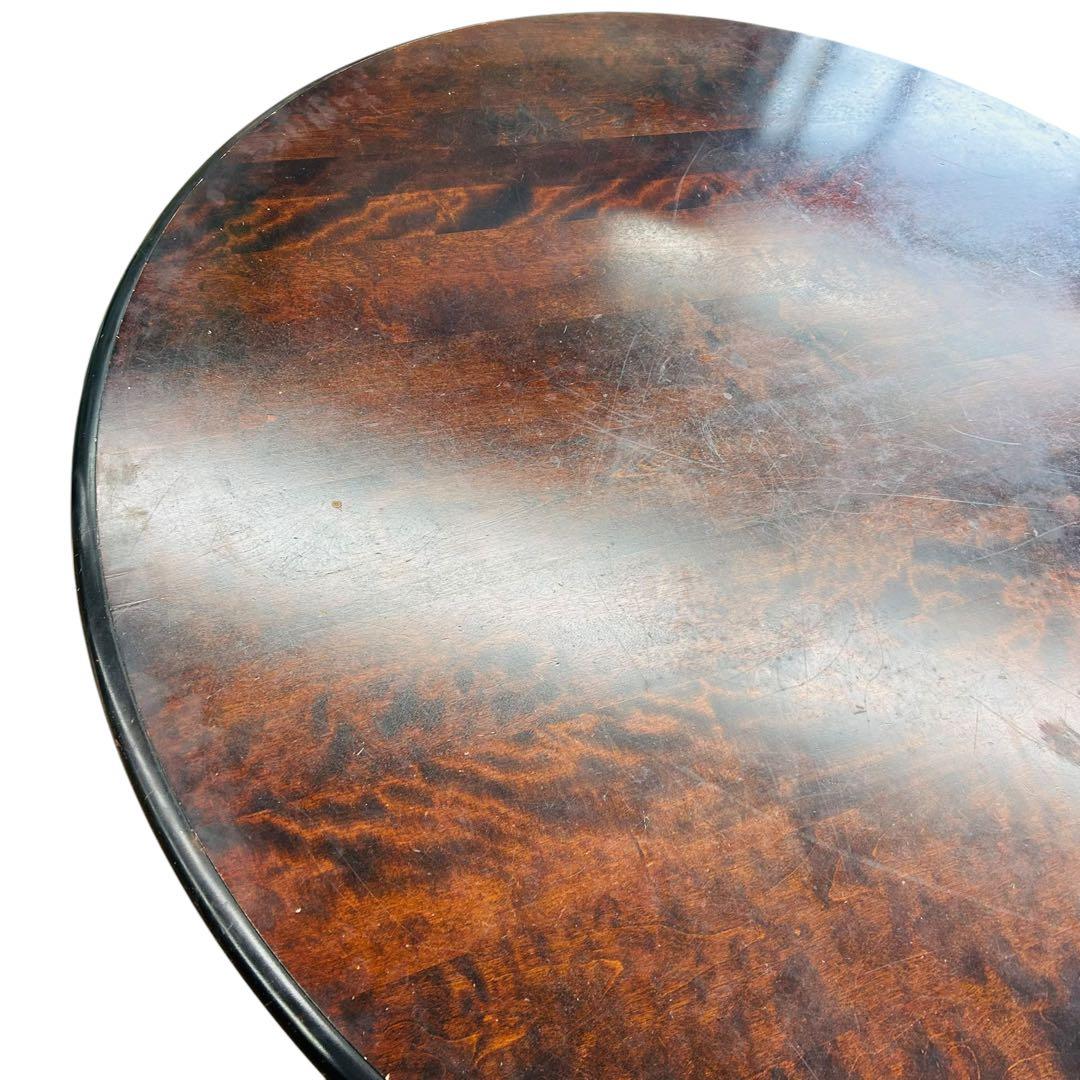 【超希少】【送料無料】北海道民芸家具 特大円形ダイニングテーブル 6人がけ 円卓