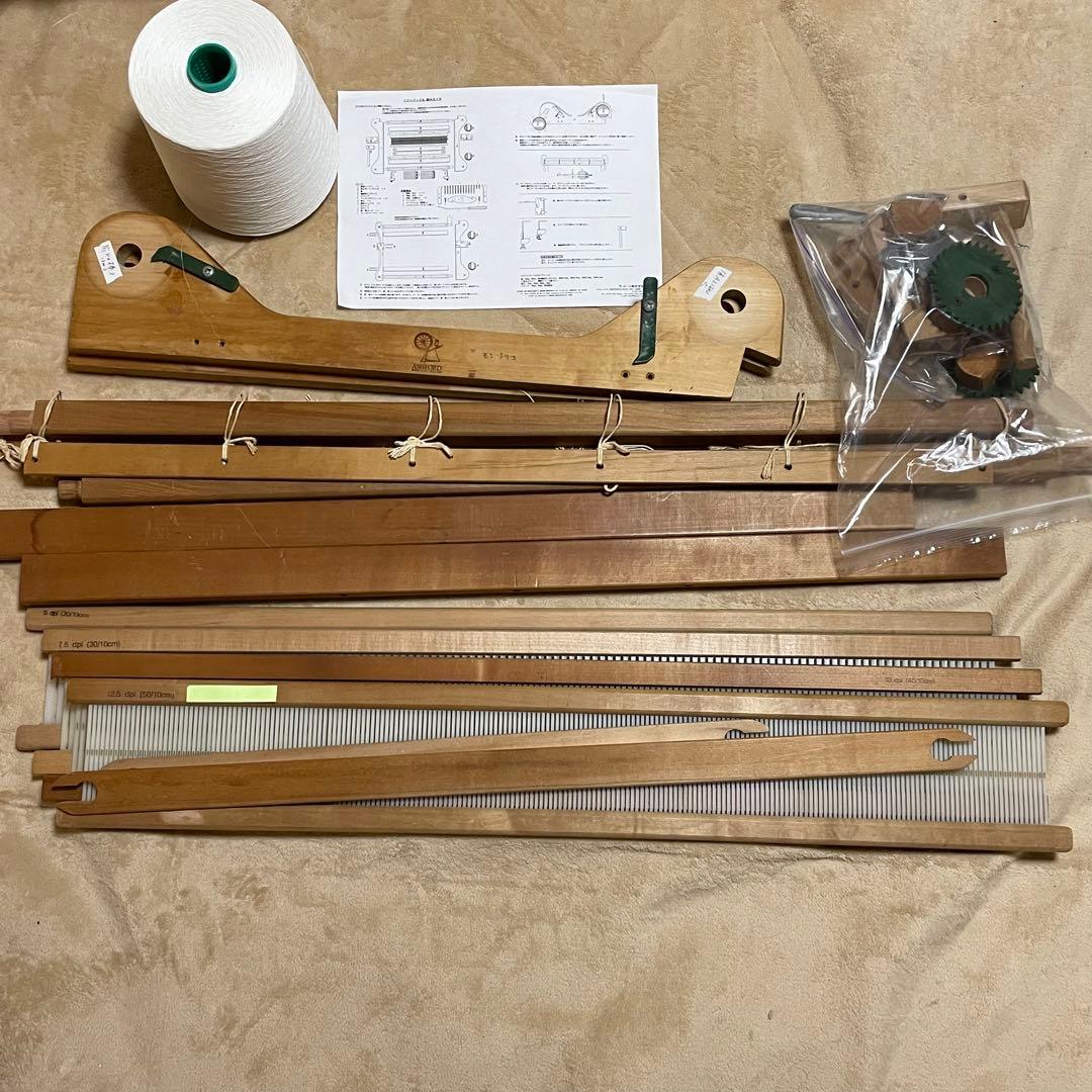 アシュフォード　織り機　80cm リジットへドル　卓上織り機