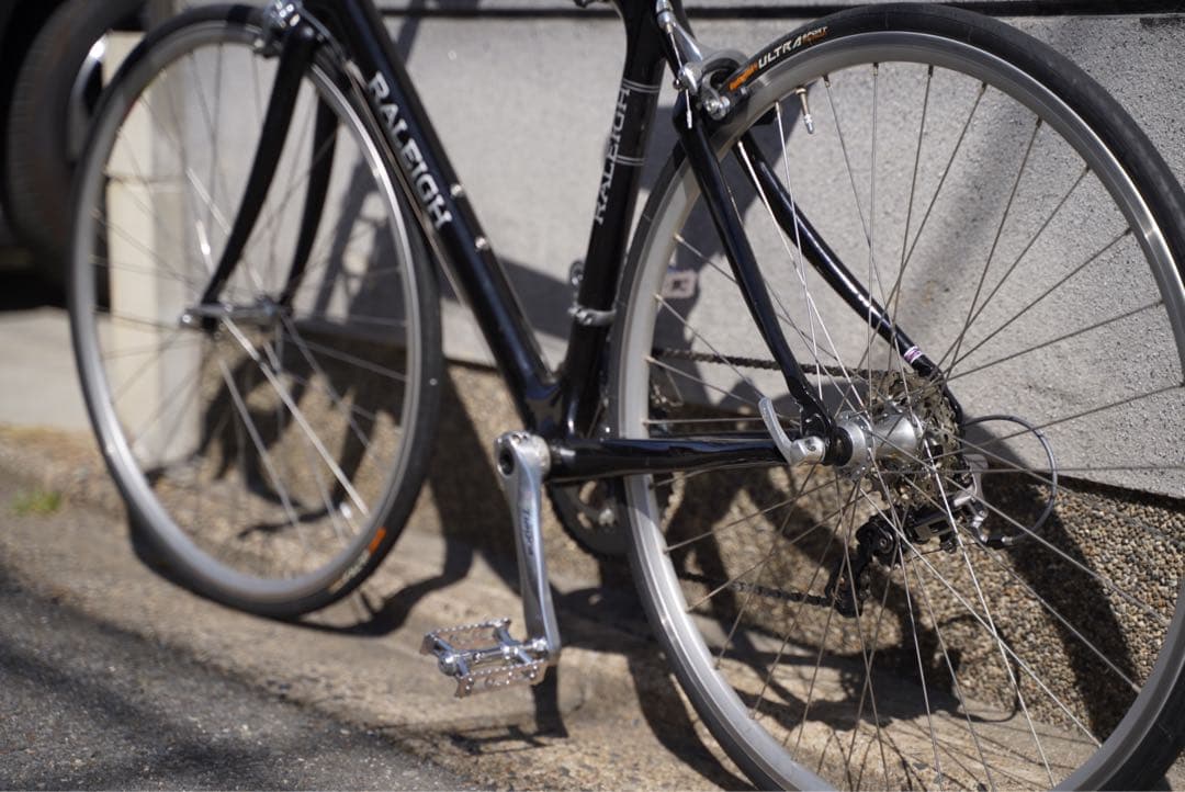 【貴重】 RALEIGH フルカーボン CARLTON ロードCRE 廃盤モデル