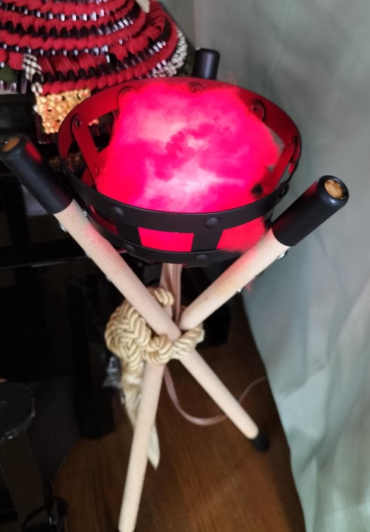 久月 五月人形セット（兜収納飾り、弓太刀、篝火）