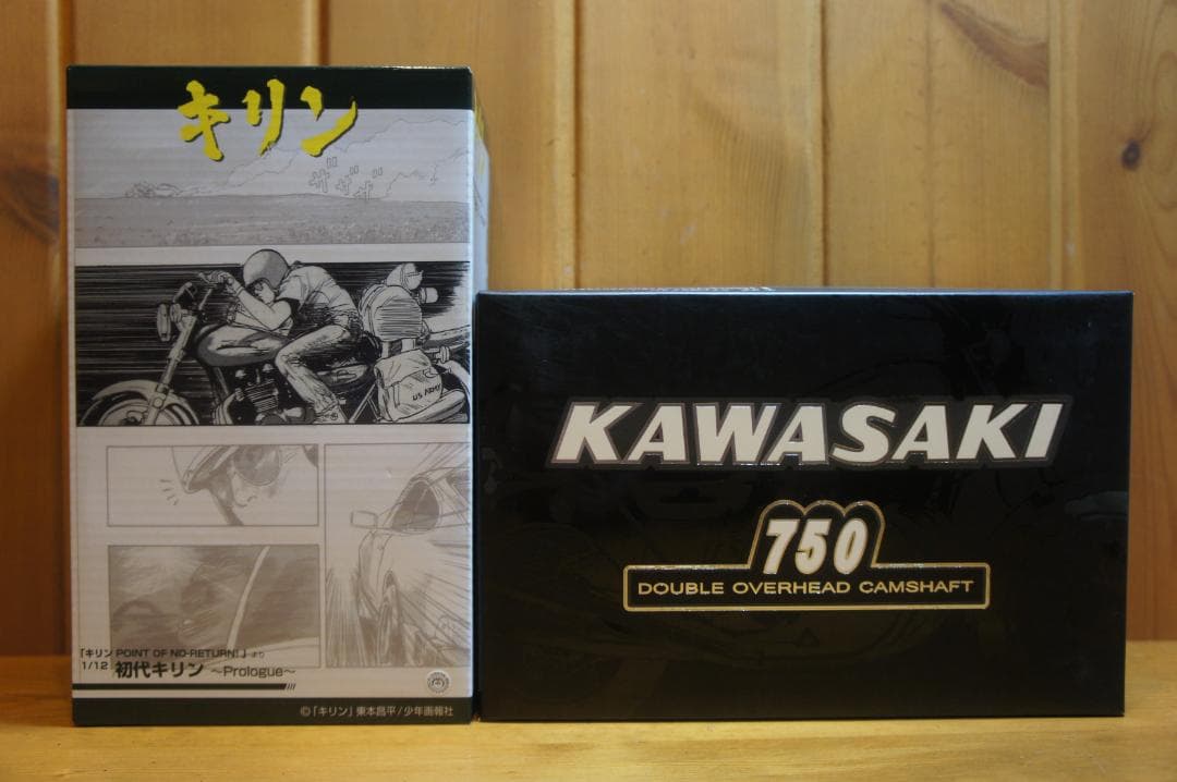 フィギュア KAWASAKI カワサキ 750RS Z2 ZⅡ＋初代キリン - メルカリ