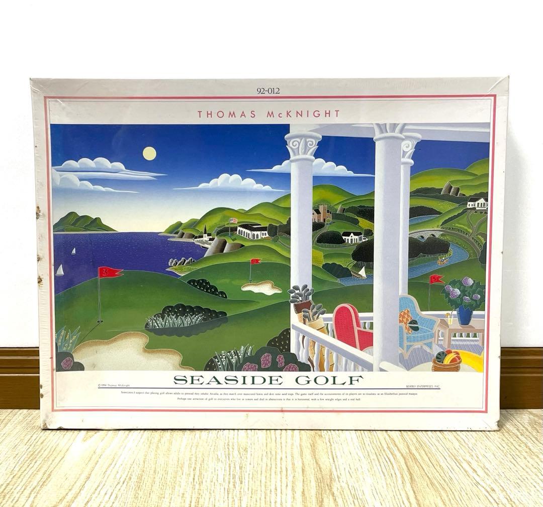 トーマスマックナイト シーサイドゴルフ 2000ピース ジグソーパズル 新品 希少】 トーマスマックナイト 2000ピース シーサイドゴルフ
