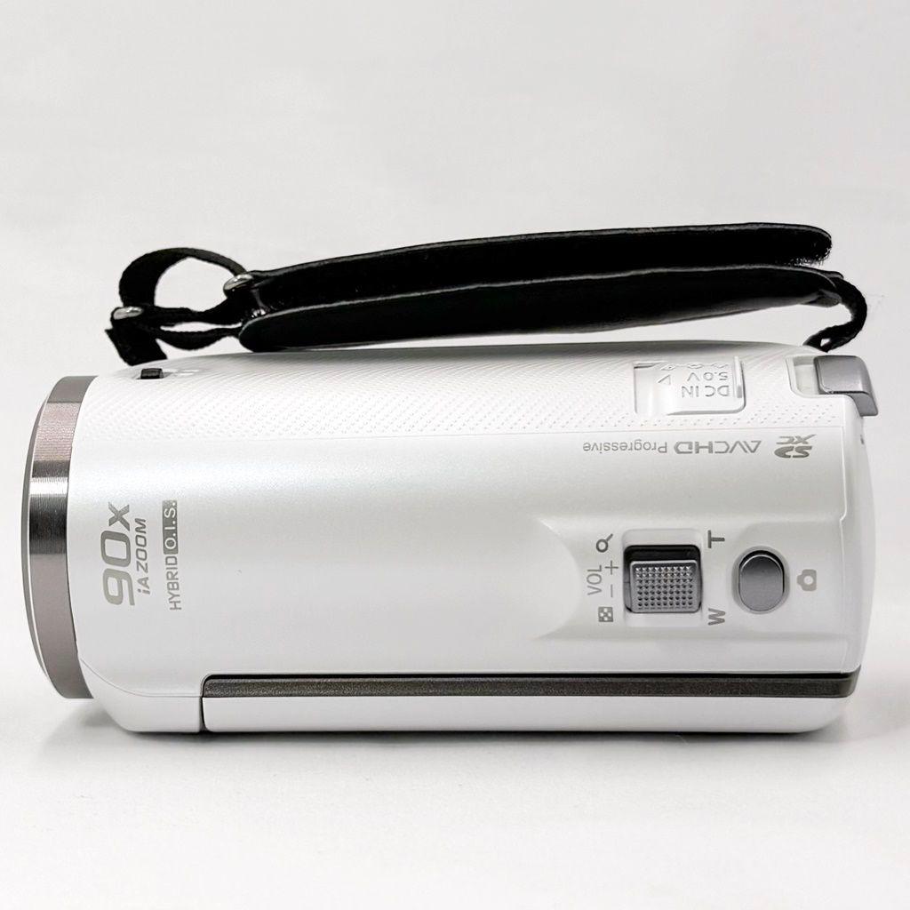 【美品】パナソニック HC-V480MS ホワイト ビデオカメラレコーダー 中古