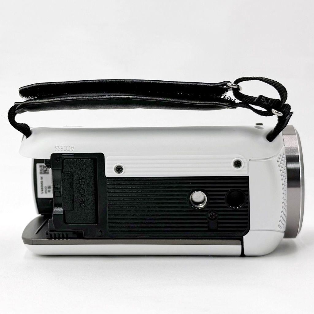 【美品】パナソニック HC-V480MS ホワイト ビデオカメラレコーダー 中古