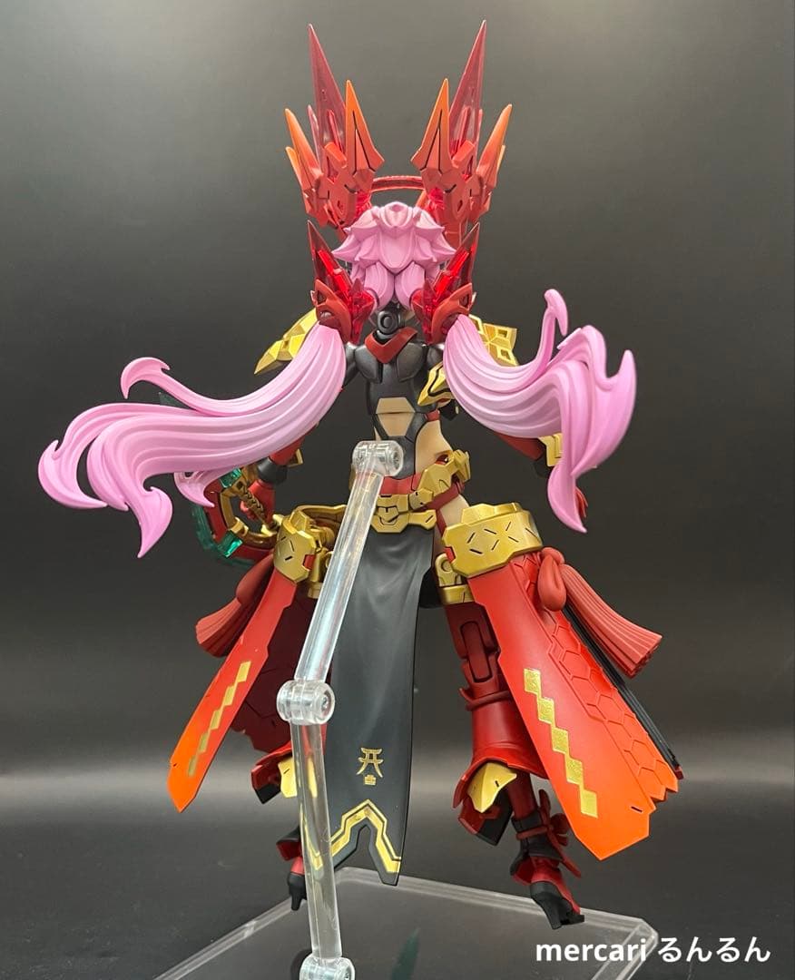 メガミデバイス　皇巫 スサノヲ レガリア 塗装完成品 紅蓮カラーver