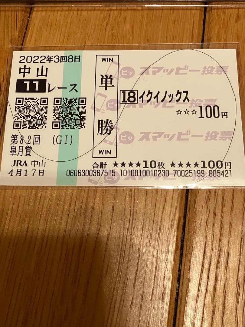 イクイノックス　鬣　たてがみ　2022 皐月賞　C・ルメール騎手直筆サイン