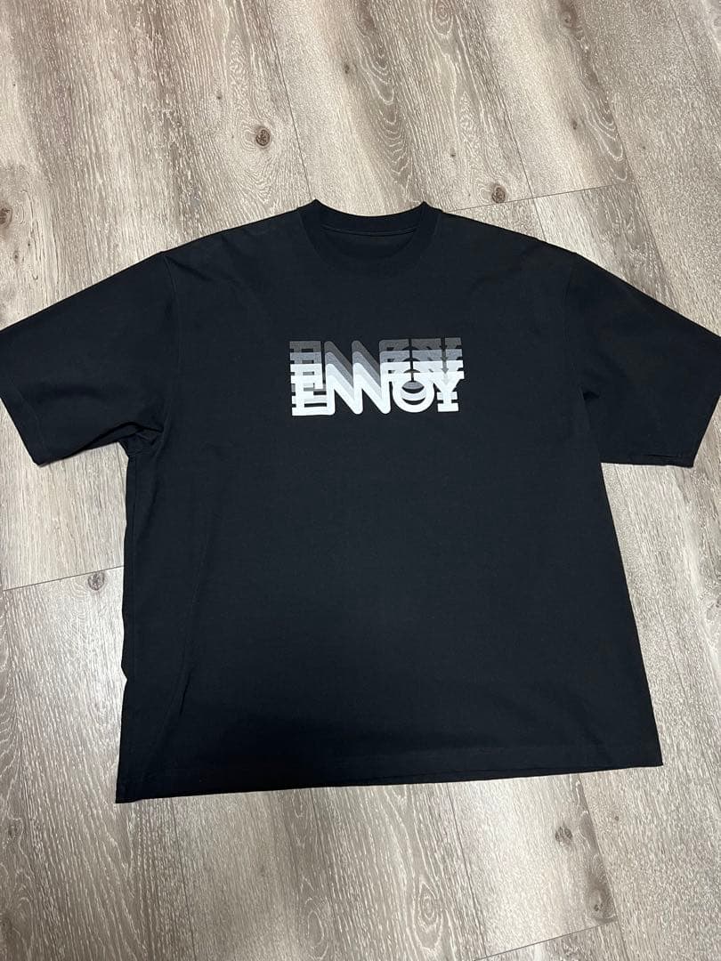 ENNOY ELECTRIC LOGO GRADATION Tシャツブラック L - メルカリ